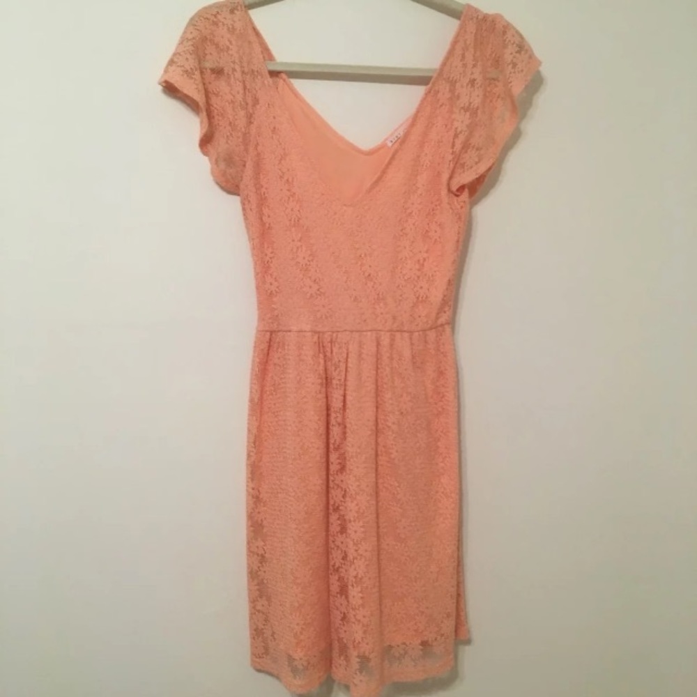 Coral dress